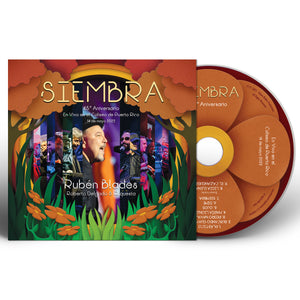 Rubén Blades and Roberto Delgado & Orquesta - Siembra: 45° Aniversario - En Vivo en el Coliseo de Puerto Rico, 14 de Mayo 2022 CD