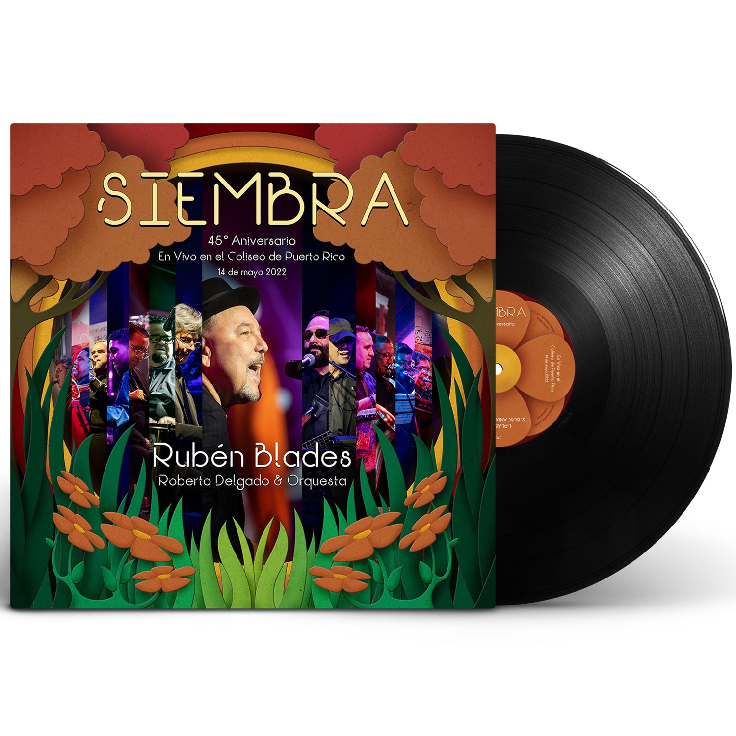 Rubén Blades and Roberto Delgado & Orquesta - Siembra: 45° Aniversario LP