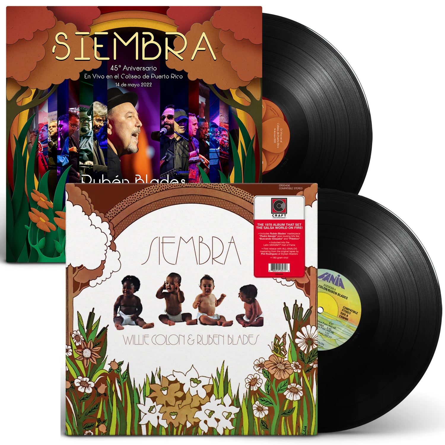 "Siembra" & "Siembra: 45° Aniversario" Vinyl Bundle