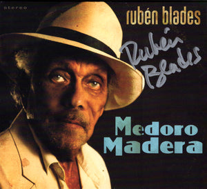 Rubén Blades "Medoro Madera" Autographed CD